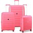  Starlight 3.0 4 wielen Kofferset 3-delig met uitbreidingsplooi variant coral pink