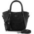  Layer Mini tas Schoudertas Leder 17 cm variant black