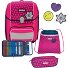  Genius Neon Safety DIN Schooltas set 4-delig variant pink glow
