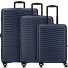  Sunset Hills 4 wielen Kofferset 3-delig variant navy blue