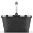 Carrybag Shopper Tas 48 cm variant rhombus black Carrybag Shopper Tas 48 cm variant rhombus black