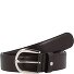  Zakelijke riem leer variant ebony | 115 cm
