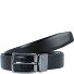 Omkeerbare riem leer variant black-darkblue | 90 cm Omkeerbare riem leer variant black-darkblue | 90 cm