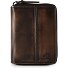  Destressed Portemonnee RFID-bescherming Leer 10.5 cm variant teak brown
