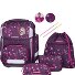  Ergolite Schooltas set 8-delig variant dark red