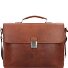  Dallas Koffer Leer 40 cm Laptop compartiment variant braun