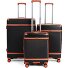  Charm 2.0 4 wielen Kofferset 3-delig met uitbreidingsplooi variant black