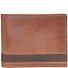 Quinn portemonnee leer 11,5 cm variant brown Quinn portemonnee leer 11,5 cm variant brown