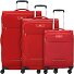 Joy 4-wiel kofferset 3st. variant rosso Joy 4-wiel kofferset 3st. variant rosso