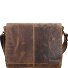  Vintage Messenger Schoudertas Leer 33 cm variant brown