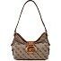  Camden Schoudertas 25 cm variant latte logo-cognac
