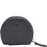  Zachte Ebbenhouten Munten Portemonnee Leder 7 cm variant schwarz