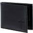  Leather Portemonnee RFID-bescherming Leder 11 cm variant schwarz-freedom cross