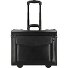  2-wiel lederen pilotentrolley 45,5 cm laptopvak variant schwarz