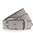 Studded riem leer variant hellgrau | 90 cm Studded riem leer variant hellgrau | 90 cm
