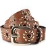  Studded belt Leder variant middle brown | 80 cm