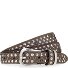  Studded belt Leer variant taupe | 75 cm