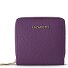  Bologna leer portemonnee met rits rondom, medium, 10 cm variant purple