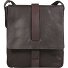  Loreto Paris Schoudertas Leer 23 cm variant darkbrown