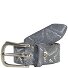 Leren riem variant grau | 90 cm  Leren riem variant grau | 90 cm