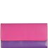 Tri-fold Zip Wallet Leren Portemonnee 17 cm variant sangria multi Tri-fold Zip Wallet Leren Portemonnee 17 cm variant sangria multi