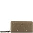  The Beaded One Portemonnee Leder 19 cm variant greyish khaki