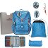  ErgoFlex Light Schooltas set 5-delig variant Blue Ice