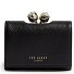  Roosa Portemonnee RFID-bescherming Leder 12 cm variant black