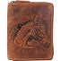  Vintage Portemonnee Leder 12.5 cm variant horse