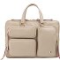  Pocket Aktentas Leder 36 cm Laptopvak variant grigio sabbia