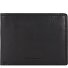  Portemonnee RFID-bescherming Leer 12 cm variant schwarz