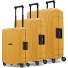  Essentials 15 4-wiel kofferset 3-delig met driepuntsluiting variant dark yellow