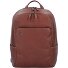  Zwart Vierkante Rugzak Leder 39 cm Laptopcompartiment variant cuoio tabacco