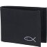  New Cryptan Portemonnee RFID-bescherming 11 cm variant schwarz-freedom fish grey
