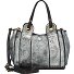  Hasni Mini handtas Leer 17 cm variant piombo+t-grigio