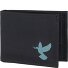  New Cryptan Portemonnee RFID-bescherming 8.5 cm variant schwarz-freedom pigeon cyan