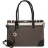 Plamena Shopper Tas 34 cm variant dark taupe multi Plamena Shopper Tas 34 cm variant dark taupe multi
