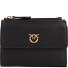Compact Portemonnee Leer 12.5 cm variant nero-antique gold Compact Portemonnee Leer 12.5 cm variant nero-antique gold