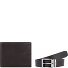  Portemonnee Gift Box Leer 2st. variant dark brown