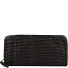 Leren portemonnee 21 cm variant nero Leren portemonnee 21 cm variant nero