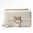  Love One Schoudertas Leer 26.5 cm variant bianco seta-antique gold