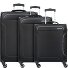  Holiday Heat 4 wielen Kofferset 3-delig variant black