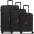  Bologna 4 wielen Kofferset 3-delig variant black
