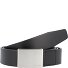  Formele Plaquette Riem Leer variant black | 110 cm