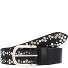  Studded riem leer variant schwarz | 80 cm