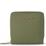  Bologna Leer Medium Ritssluiting Portemonnee Leer 10 cm variant olive