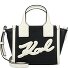 Karl Lagerfeld Essentials Shopper Tas 30 cm variant black-white Karl Lagerfeld Essentials Shopper Tas 30 cm variant black-white