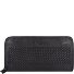  Wave Portemonnee RFID-bescherming Leer 19 cm variant black