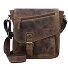  Vintage Schoudertas Leer 26 cm variant brown