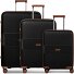  Eco Edition 02 4 wielen Kofferset 3-delig met uitbreidingsplooi variant black